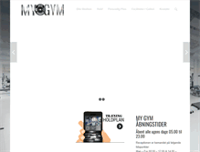 Tablet Screenshot of mygym.dk