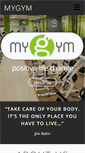 Mobile Screenshot of mygym.co.za