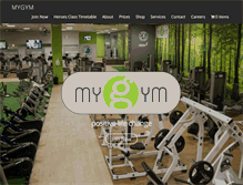 Tablet Screenshot of mygym.co.za